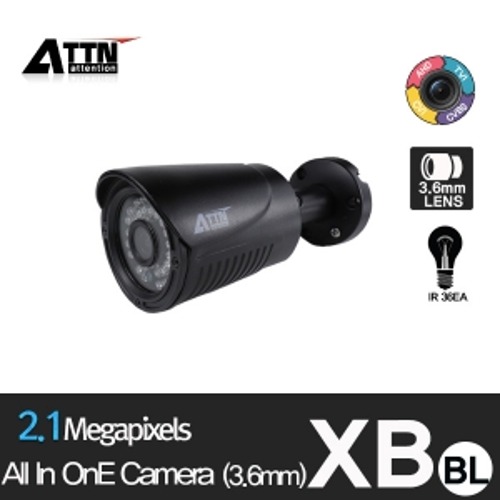 [ XB ] 올인원 [200만화소] 적외선 뷸렛 소형 카메라 블랙